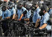  ??  ?? More than 150 Minneapoli­s police officers have started the process of filing for disability claims since the death of George Floyd and the ensuing unrest.