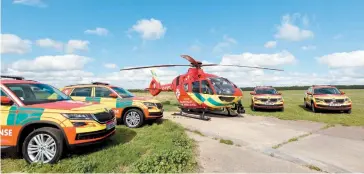  ?? ?? Thames Valley Air Ambulance at White Waltham Airfield. Ref:130409-4