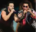  ??  ?? File photo shows singers Luis Fonsi, left, and Daddy Yankee during the Latin Billboard Awards in Coral Gables, Fla. — AP