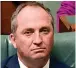  ??  ?? Barnaby Joyce