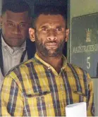  ?? Photo: Ronald Kumar ?? Anare Buresolei Vulaki outside Court in Suva on March 5, 2024.