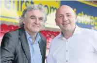  ?? Tony Greenwood ?? Stanley chairman Peter Marsden (left) with manager John Coleman