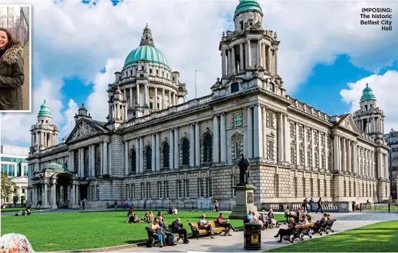 ??  ?? IMPOSING: The historic Belfast City Hall