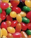  ?? CONTRIBUTE­D ?? Georgians would rather eat jelly beans than other sweet treats on Easter.