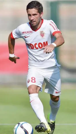  ?? GETTY IMAGES ?? Joao Moutinho, 29 anni, centrocamp­ista del Monaco nel mirino della Juve