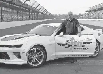  ?? BRANT JAMES, USA TODAY SPORTS ?? Roger Penske will drive the pace car for the 100th Indianapol­is 500 on Sunday.