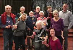  ?? COURTESY PHOTO ?? Dancing in the Starlight, a Dance for PD class at the Montecito Santa Fe, with instructor Shannon Elliott