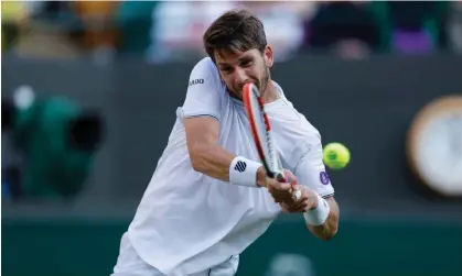  ?? Photograph: Tom Jenkins/The Guardian ?? After being told that Henman Hill is now being referred to as Norrie’s Knoll, the British No 1 laughed: ‘I don’t even know what a knoll is.’