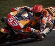  ?? (Photos AFP) ?? Après neuf mois d’absence, Marc Marquez a impression­né.