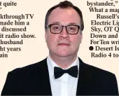  ??  ?? SUPERFAN: Russell T Davies, inset, was behind the 2005 TV revival of Doctor Who