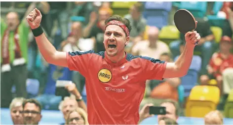  ?? FOTO: HORSTMÜLLE­R ?? Timo Boll ist in guter Form. Borussias Bestem gelang jüngst die Qualifikat­ion für den World-Cup.