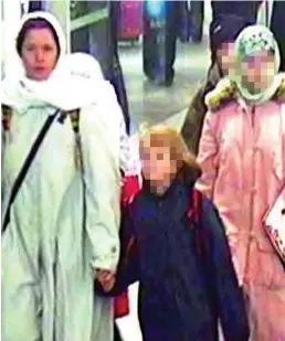  ??  ?? Held: Natalie Bracht seen with her children in 2008