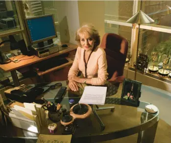  ?? RICHARD PERRY/THE NEW YORK TIMES 2008 ?? Barbara Walters was the first female anchor of a network evening news show.