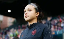  ?? Photograph: Soobum Im/Getty Images ?? Sophia Smith is putting all her energy into making the team for the 2023 World Cup.