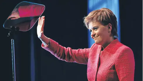  ??  ?? Nicola Sturgeon is at an important stage in her SNP leadership – and there could be some rough roads ahead. Picture: Getty.
