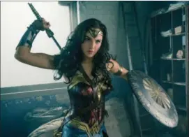  ?? CLAY ENOS, WARNER BROS.-DC ?? Gal Gadot as Wonder Woman in “Wonder Woman,” opening June 2.