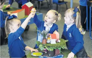  ??  ?? Children at Williamsto­wn Primary School