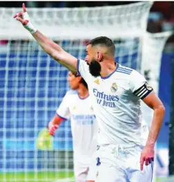  ?? EFE ?? Benzema lleva 44 goles en 44 partidos esta temporada