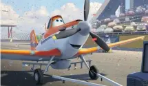  ?? DISNEY ?? In the new film Planes, Julia Louis-Dreyfus voices Rochelle while Dusty, pictured in this scene from the movie, is voiced by Dane Cook.