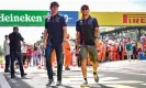  ?? Images ?? Sergio Pérez (right) has struggled to keep pace with his Red Bull teammate Max Verstappen this season. Photograph: Ben Stansall/AFP/Getty