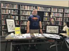  ??  ?? Illustrato­r and graphic designer Craig Schaffer will share his comics and other art at the Boyertown Community Library Comic Con.
