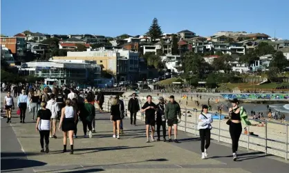  ?? Photograph: Joel Carrett/EPA ?? ‘As with all great global crises, the discussion of this latest one quickly boiled down to the same core moral question: do you like Sydney [pictured] or Melbourne better?’