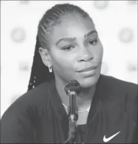  ??  ?? Serena Williams