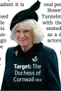  ?? REX ?? Target: The Duchess of Cornwall