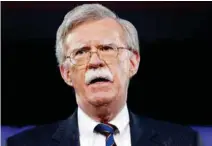  ??  ?? SUCCESSFUL SUMMIT: White House National Security adviser John Bolton.