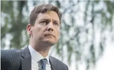  ??  ?? NDP housing critic David Eby, at left, has asked why B.C. Housing provided a $39-million loan to the real estate developmen­t firm Brenhill. When the proposal for that loan was made to B.C. Housing, board member and realtor Bob Rennie, at right, recused...