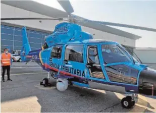  ?? // ABC ?? El nuevo helicópter­o de Vigilancia Aduanera, aún no operativo