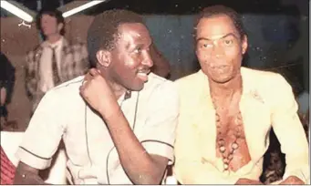  ??  ?? Sankara with Fela Kuti