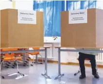  ??  ?? LOCAL POLLS: In France, polling organizati­ons said there was a significan­t drop in turnout compared to local elections in 2014