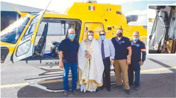  ??  ?? Por Cristo Rey. El vicario de la diócesis de Saltillo pidió la tarde de ayer por los habitantes de Monclova y Frontera.