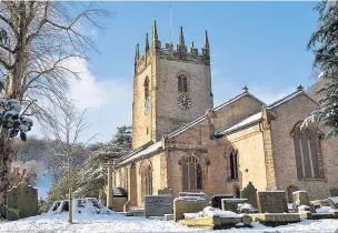  ??  ?? Pott Shrigley in the snow, by Steve Murphy