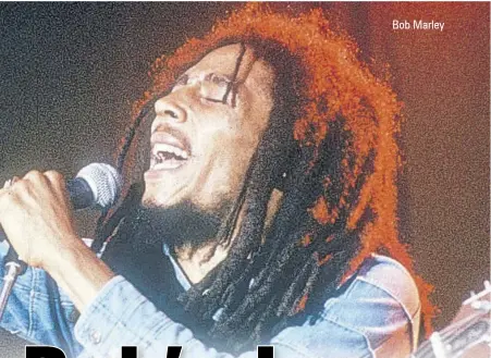  ??  ?? Bob Marley