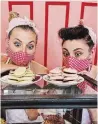  ?? DOLLED UP DESSERTS ?? Left, Alexandra Poletto and right, founder Katarina Poletto of Dolled Up Desserts.