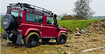  ??  ?? Red Rose Land Rover Club’s last CCV trial of the season had five competitor­s