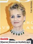  ?? ?? Emlék
Sharon Stone az önéletrajz­i könyvében még név nélkül írta le a vitatott esetet