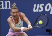  ?? SETH WENIG — THE ASSOCIATED PRESS, FILE ?? A former No. 1-ranked player, Simona Halep on Friday was provisiona­lly suspended by the Internatio­nal Tennis Integrity Agency after failing a drug test during the U.S. Open last month.