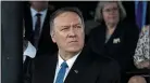  ?? ANNA MONEYMAKER — THE NEW YORK TIMES ?? Secretary of State Mike Pompeo told lawmakers that a demand for American diplomats to sit for deposition­s this week amounted to “an act of intimidati­on.”