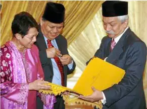  ??  ?? Tuanku Muhriz was appointed as the third Chancellor of Universiti Kebangsaan Malaysia on April 16, 2009.