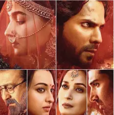  ??  ?? THE recently-released Kalank trailer has garnered a mass following. The period film boasts a dream cast of Shah Rukh Khan, Kajol, Ajay Devgn and Rani Mukerjee. | Facebook