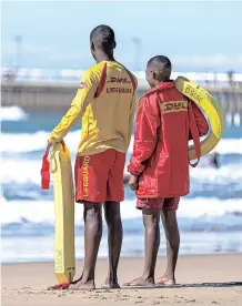  ?? Supplied ?? LIFESAVING South Africa has warned swimmers to be careful when visiting beaches or dams and rivers this festive season. |