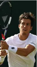  ??  ?? Reverting back: Aljaz Bedene