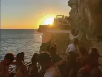  ??  ?? The Cova d’en Xoroi bar on Menorca’s southern cliff.