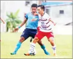  ?? SRENG MENG SRUN ?? Cambodia forward Keo Sokpheng (right) scored on his Visakha debut.