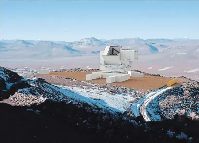  ??  ?? University of Waterloo astrophysi­cist Michel Fich is the lead researcher on a new generation of telescope that will answer some fundamenta­l questions of the universe.