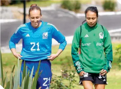  ?? ?? Pamela Tajonar y Karla Nieto destacaron los avances que ha tenido la Liga MX Femenil.