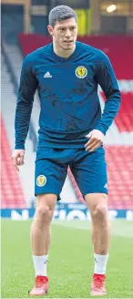  ??  ?? Scott McKenna is “more at ease” when playing in a back-four.